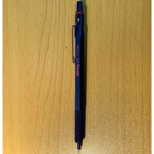 rOtring Mechanical Pencil Iron Blue 600 0.5mm [Near Mint] limited From JAPAN◎