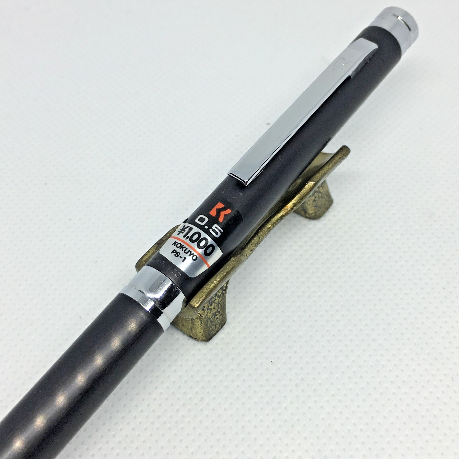 289 Kokuyo Mechanical Pencil PS-1 Black Body Knock 0.5 mm NOS Made in Japan