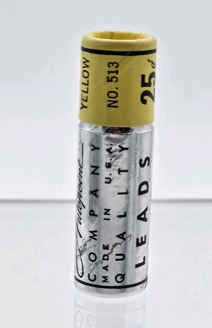 AUTOPOINT MECHANICAL PENCIL LEAD NO. 513 YELLOW REAL THIN 0.9 (OR) 0.36″
