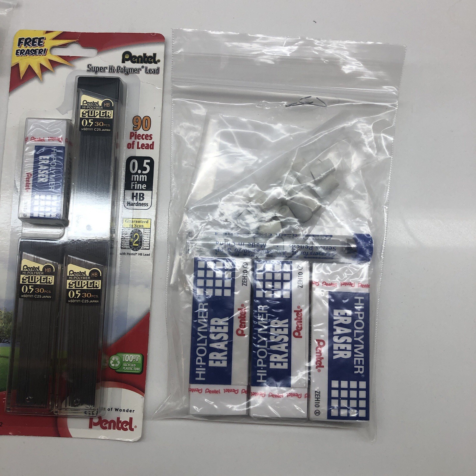 Vintage Mechanical Pencil Lead Eraser Lot