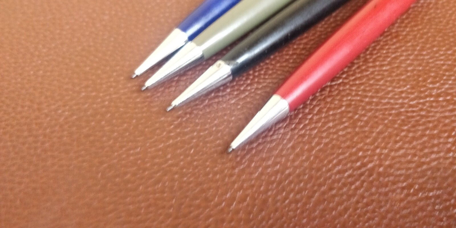 Vintage Set of 4 Waterbury chrome Mechanical Pencil – Pacific telephone 🇺🇸 USA