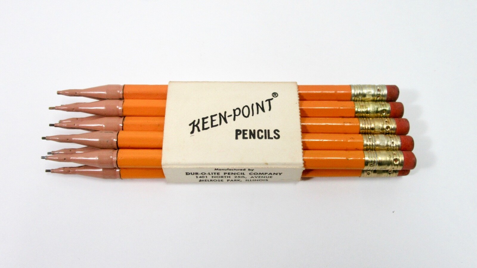 VINTAGE KEEN POINT PENCILS ORIGINAL 10 PACK DUR-O-LITE RETRACTABLE PENCILS NEW!!
