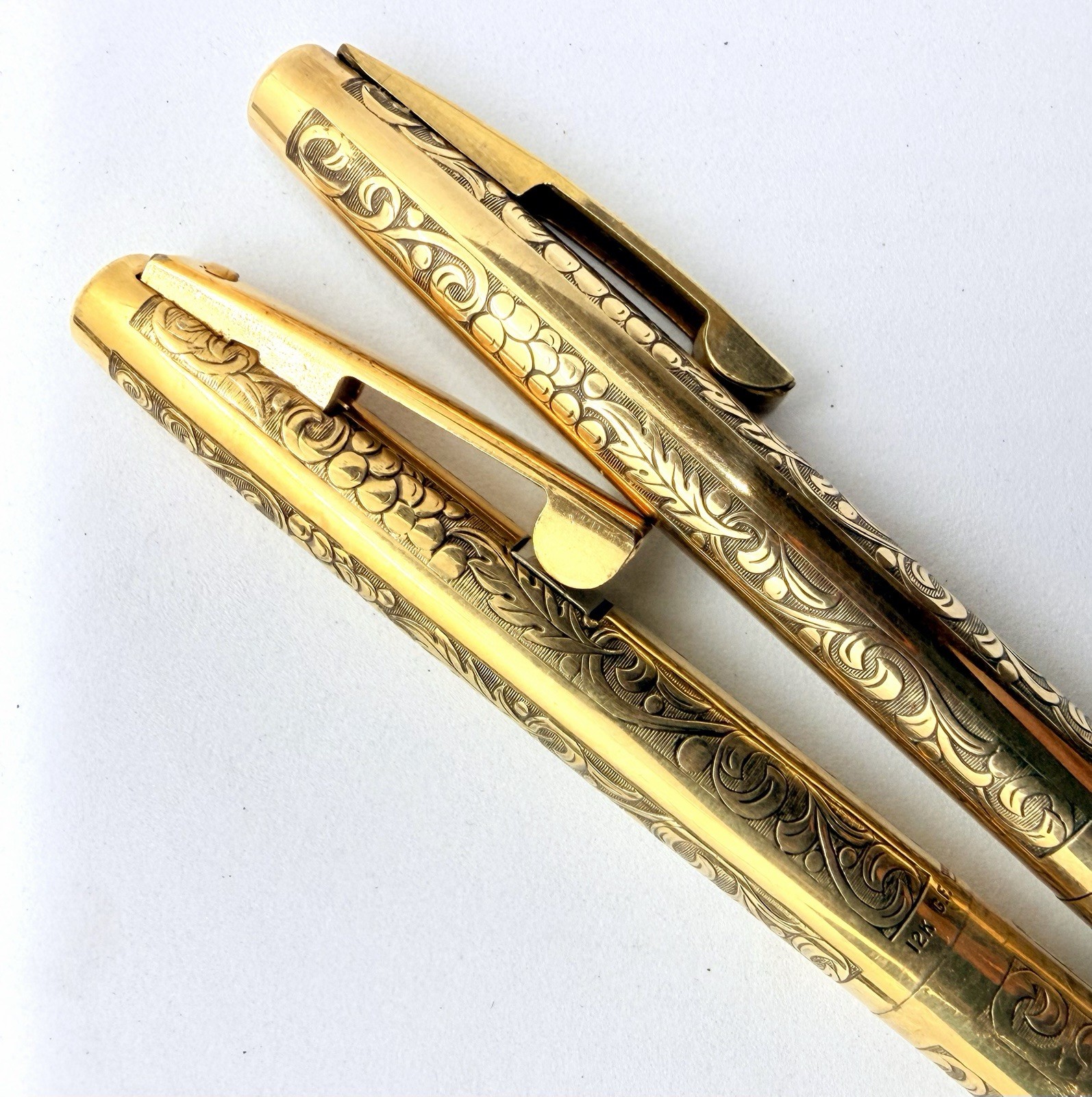 sheaffer Grapes Gold Plated mechanical pencil Continues Twist & Ballpoint Pen