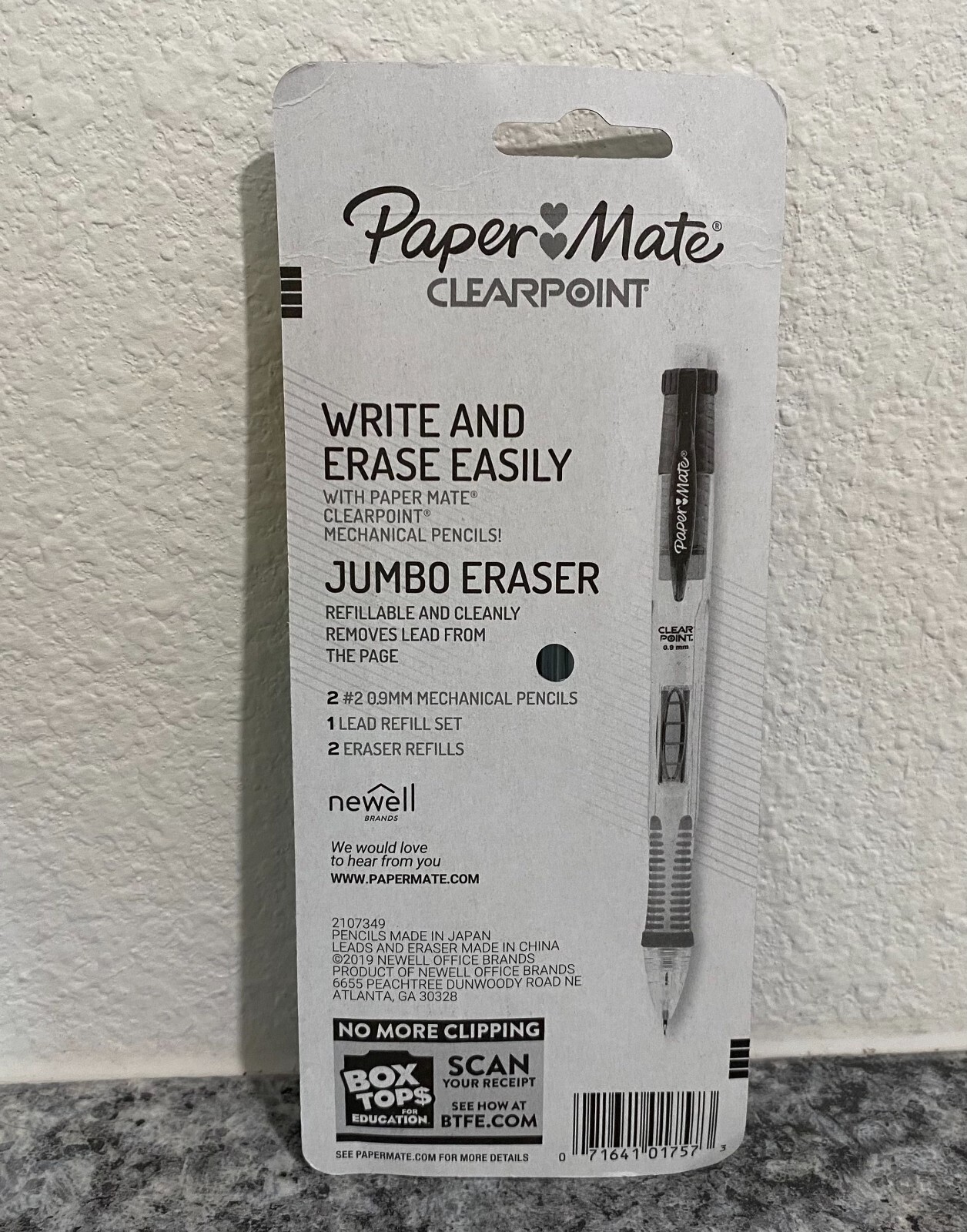 Paper Mate Mechanical Pencils – 2-Pack, 1 Lead Set, 2 Eraser Refills, 0.9mm