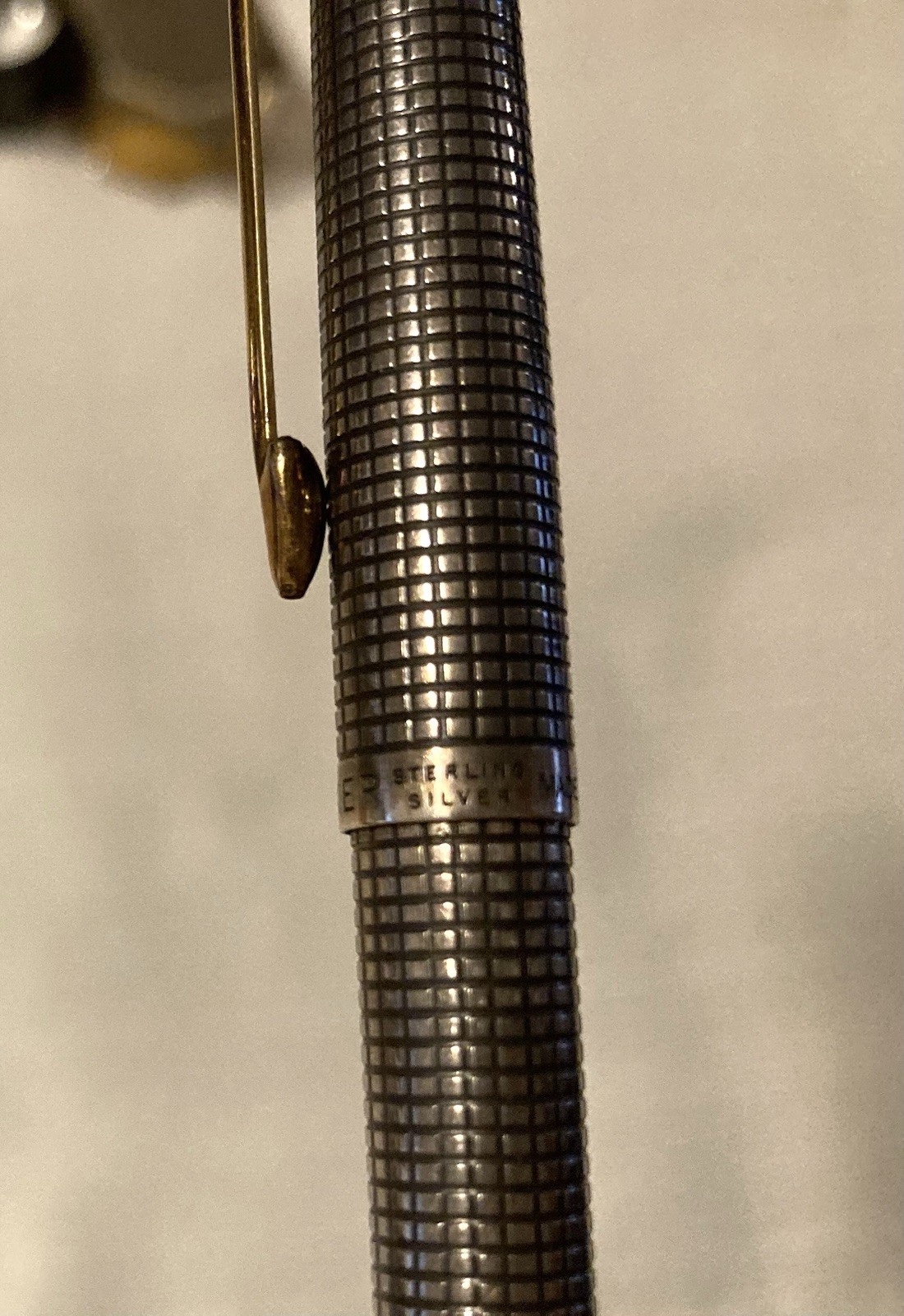 Parker Mechanical Pencil Sterling Silver USA No Insides Small Dent