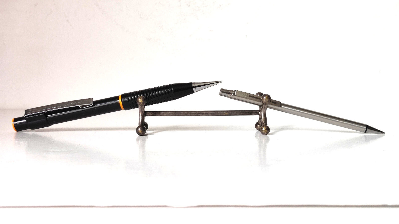 PILOT 0.5mm Set of 2,JAPAN Plastic&Thiny(5.5 mm) Metal Mechanical Pencils,1970’s