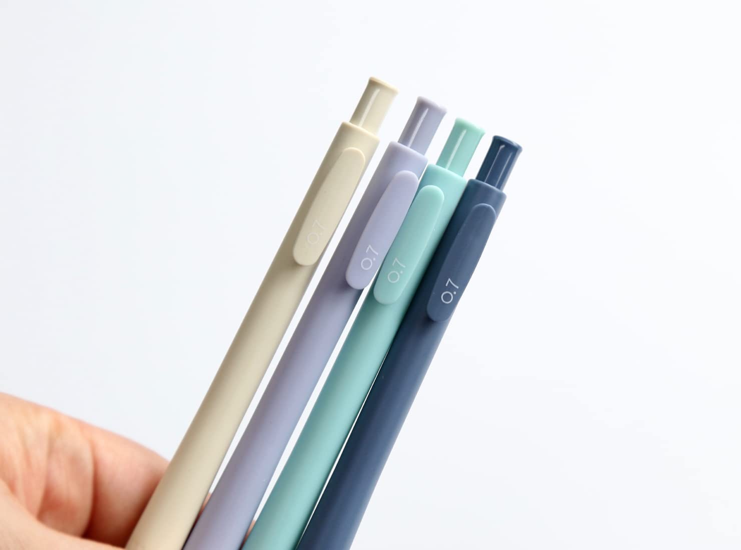 8 PCS 0.7mm Solid Color Mechanical Pencil Set for Writing Drawing School