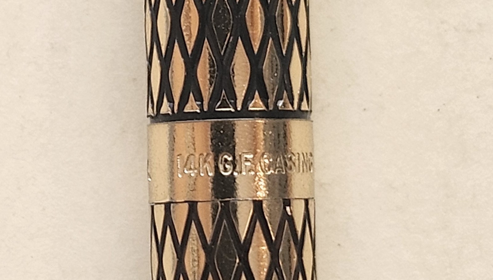 Sheaffer 14k Gold-filled Imperial Pencil – Diamond Grid, .9mm (New Old Stock)