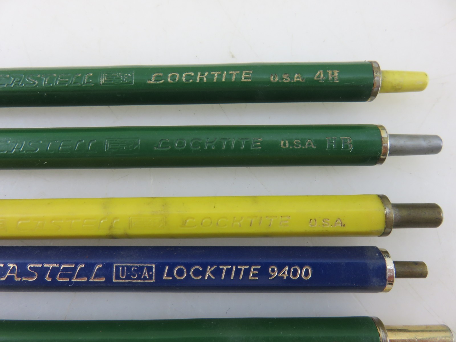 Faber Castell Locktite Mechanical Drafting Pencil 9400 2H 4H F 6H HB 8pc Set