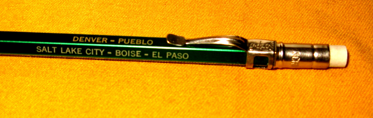 VTG.PRE-OWNED GREEN SCRPTO 4-47 MECHANICAL PENCIL W/THE R.ANDESTY DV.