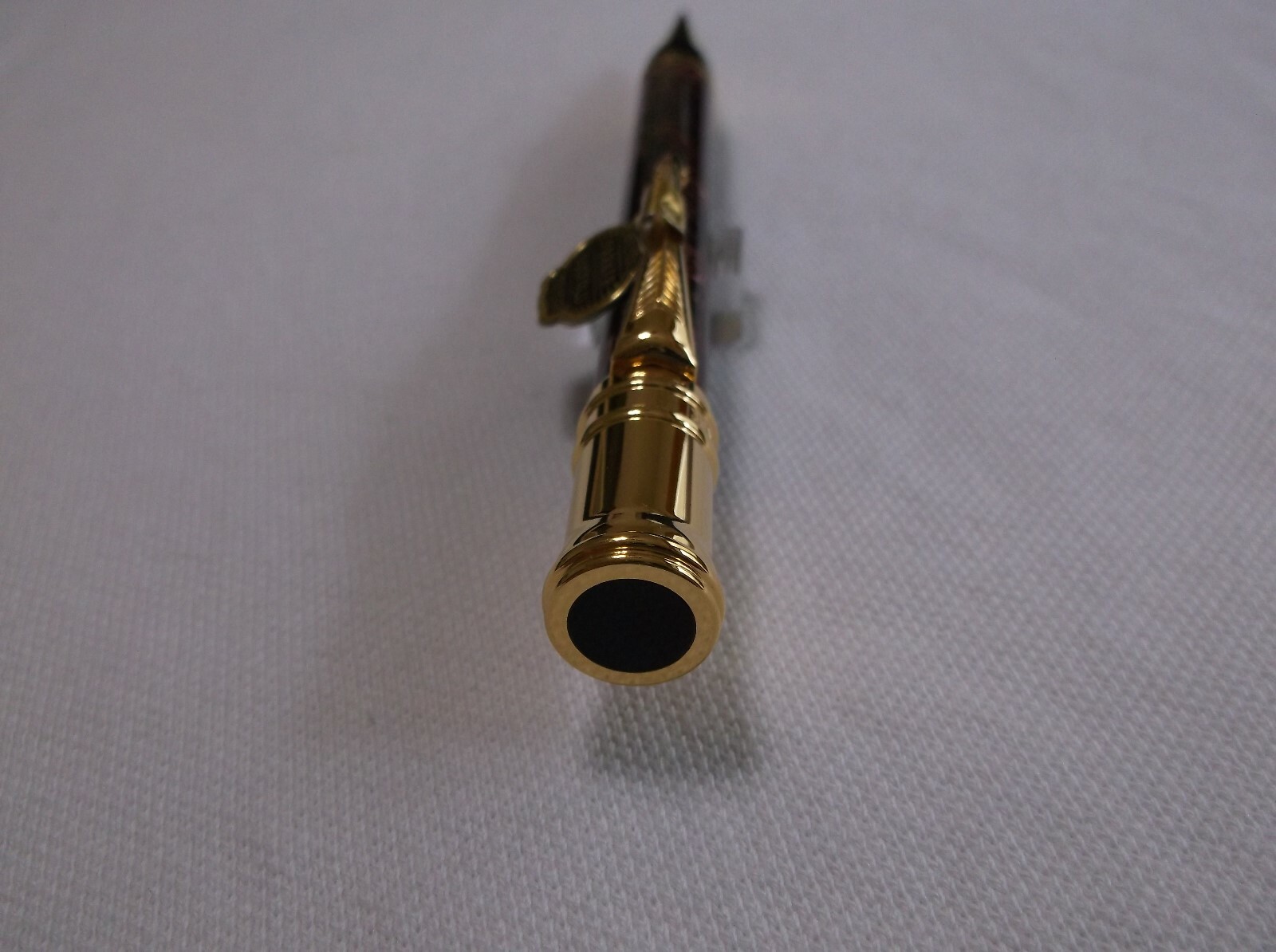 PARKER DUOFOLD MARBLED MAROON & GOLD 0.9 mm PENCIL / NEW IN BOX / MADE IN UK