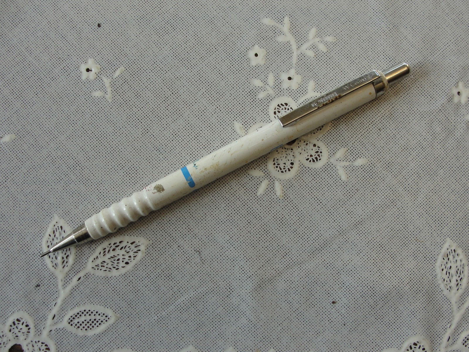 Vintage W. Germany rOtring Tikky Special White 0.7 mm Mechanical Pencil