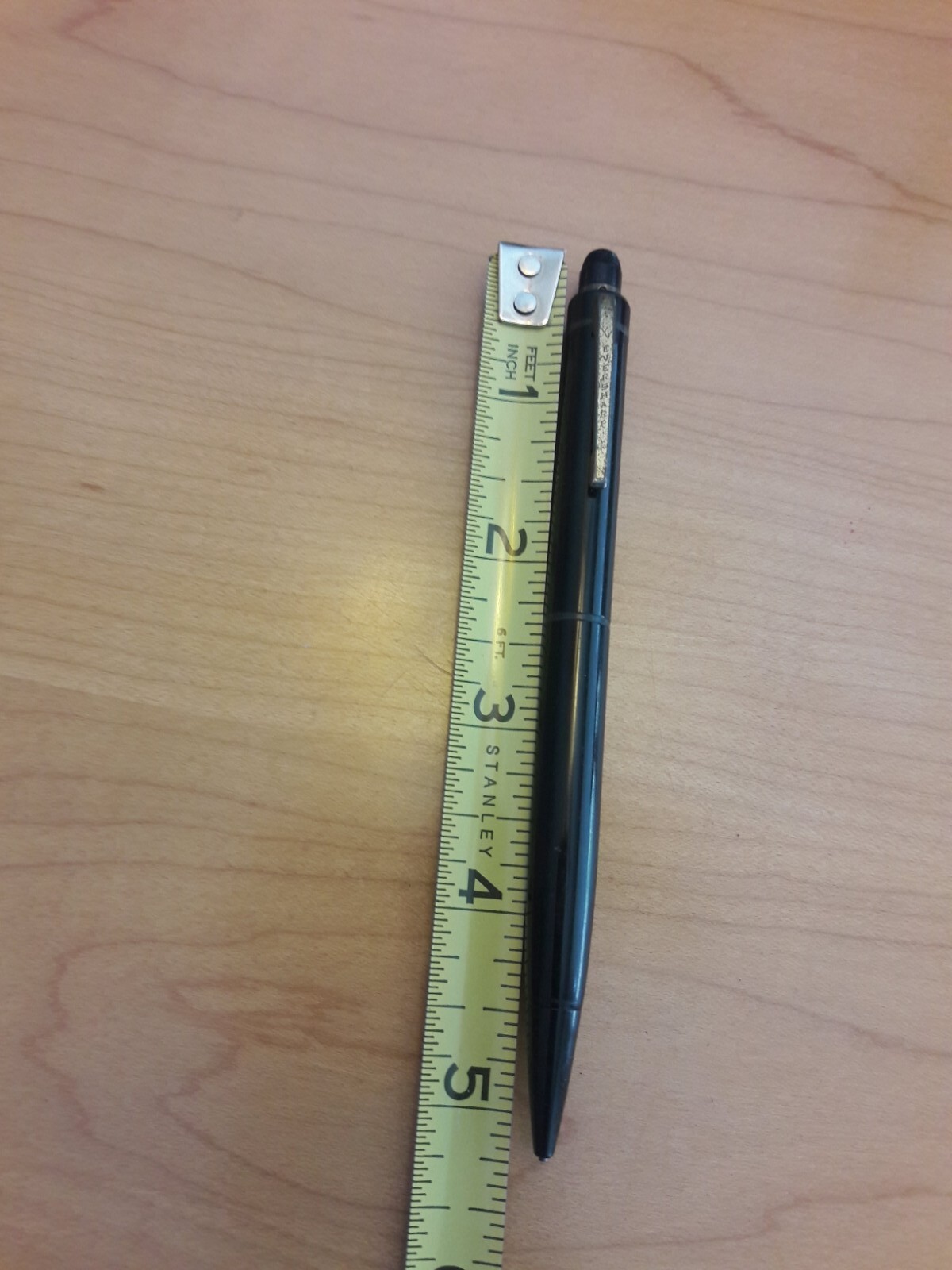 Vintage Eversharp Skyline Pencil 1.18mm Lead, Black Cluch Mechanical Pencil.