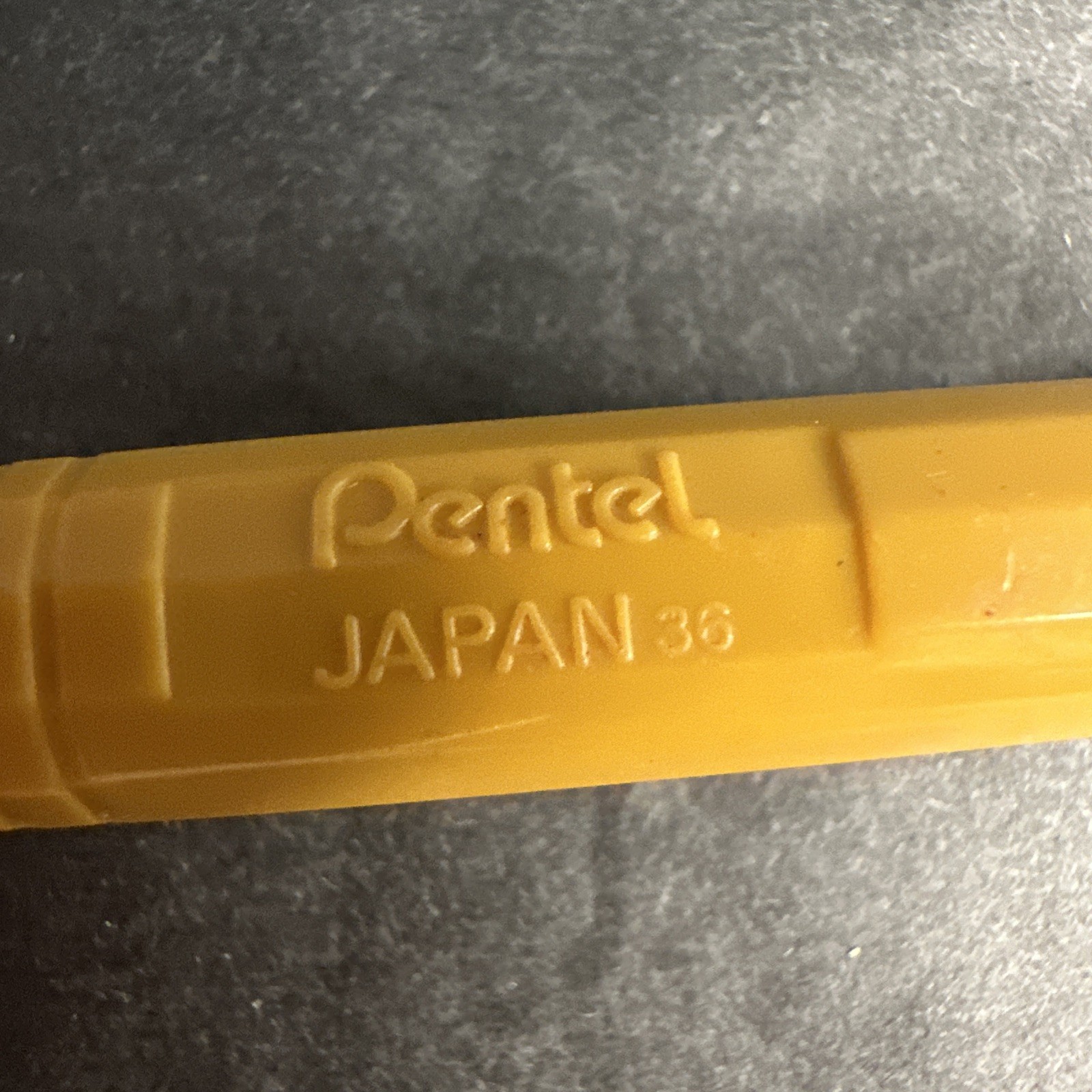 Vintage Pentel P209 Mechanical Drafting Pencil 0.9mm Mustard Yellow