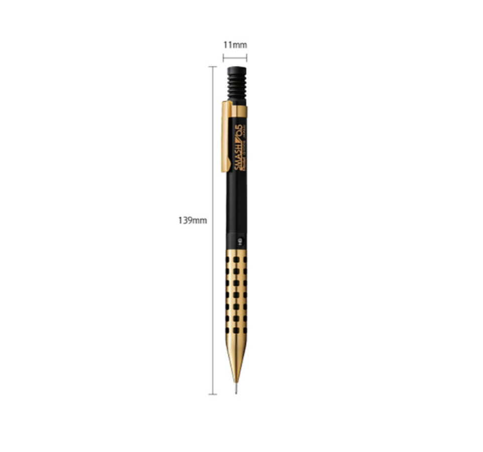 SMASH Pentel Mechanical Pencil 0.5m 2019 Limited Edition BLACK&GOLD Drafting Pen