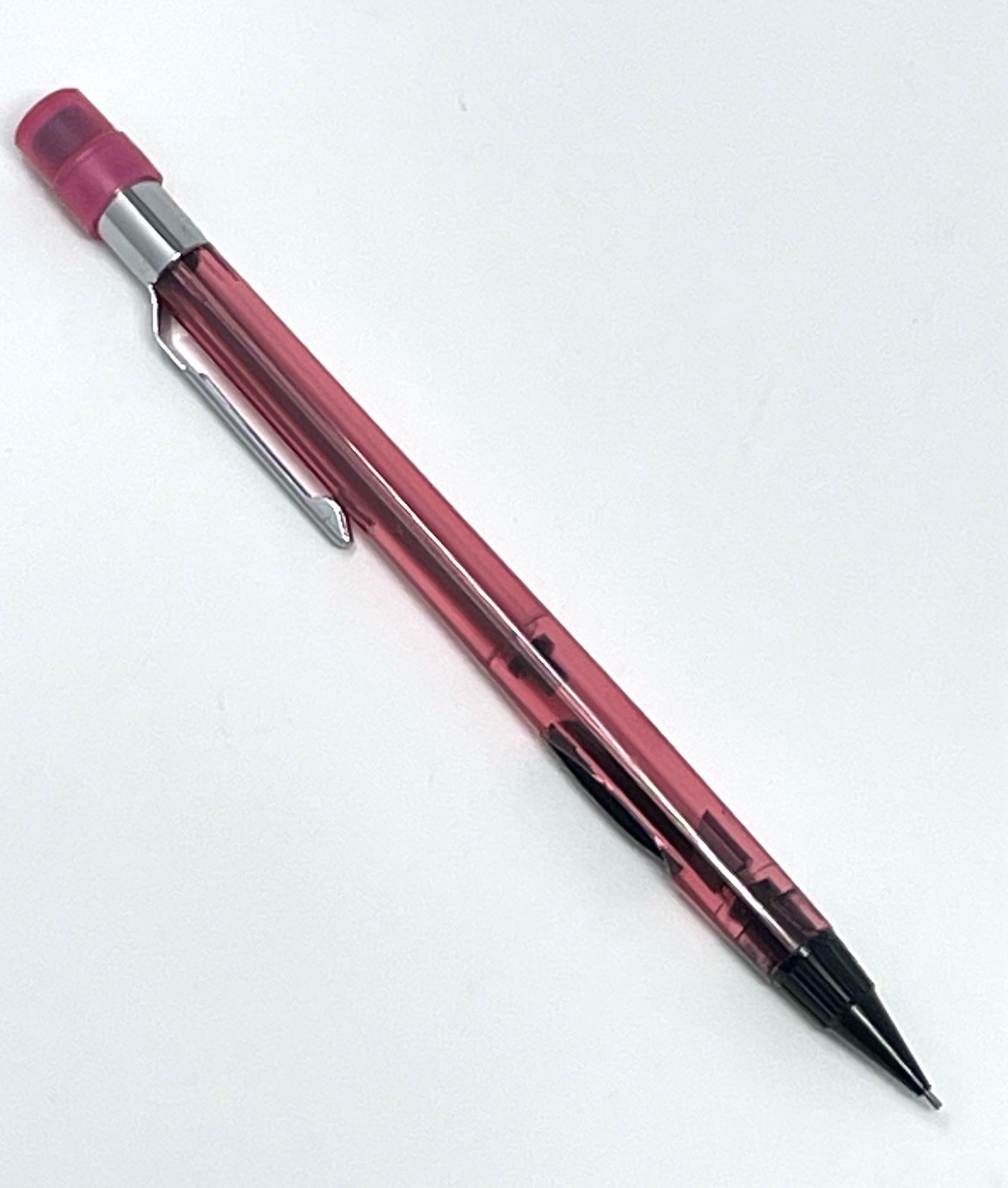 Pentel PD345 Mechanical Pencil 0.5mm Translucent Japan with Extra Lead