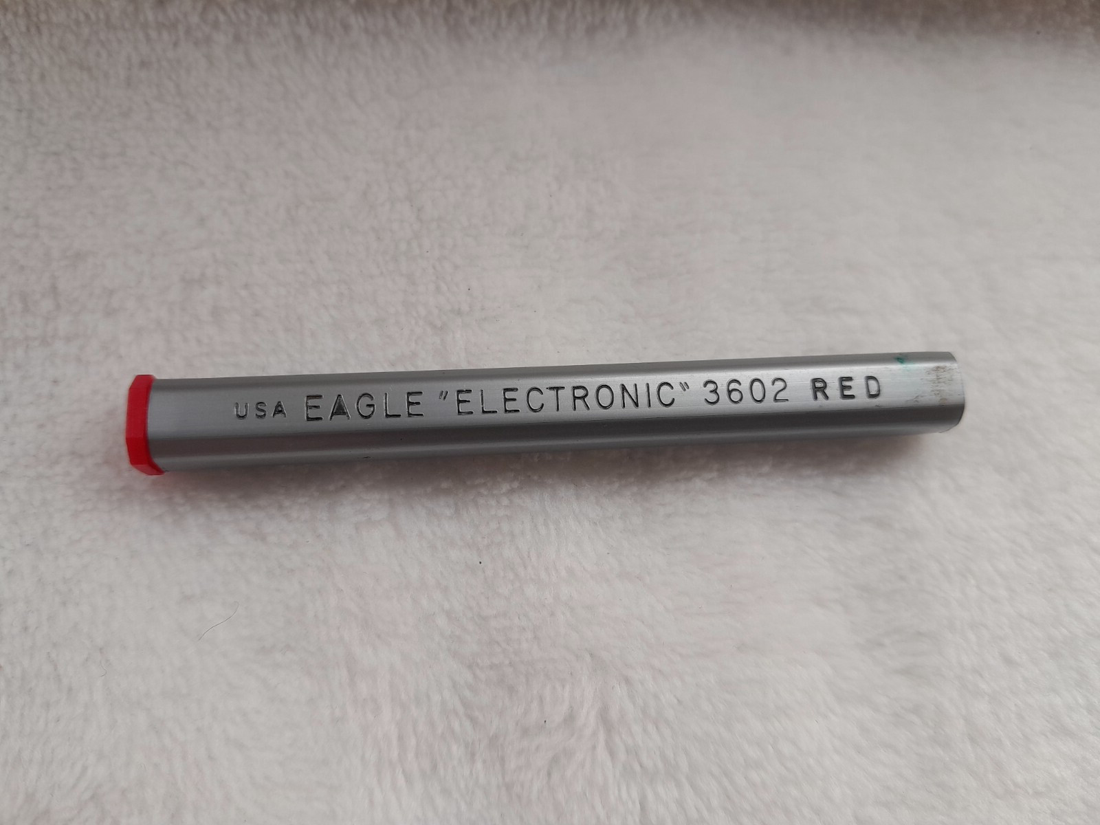 Vintage EAGLE ELECTRONIC No. 3602 Red Mechanical Pencil Lead 6pk USA