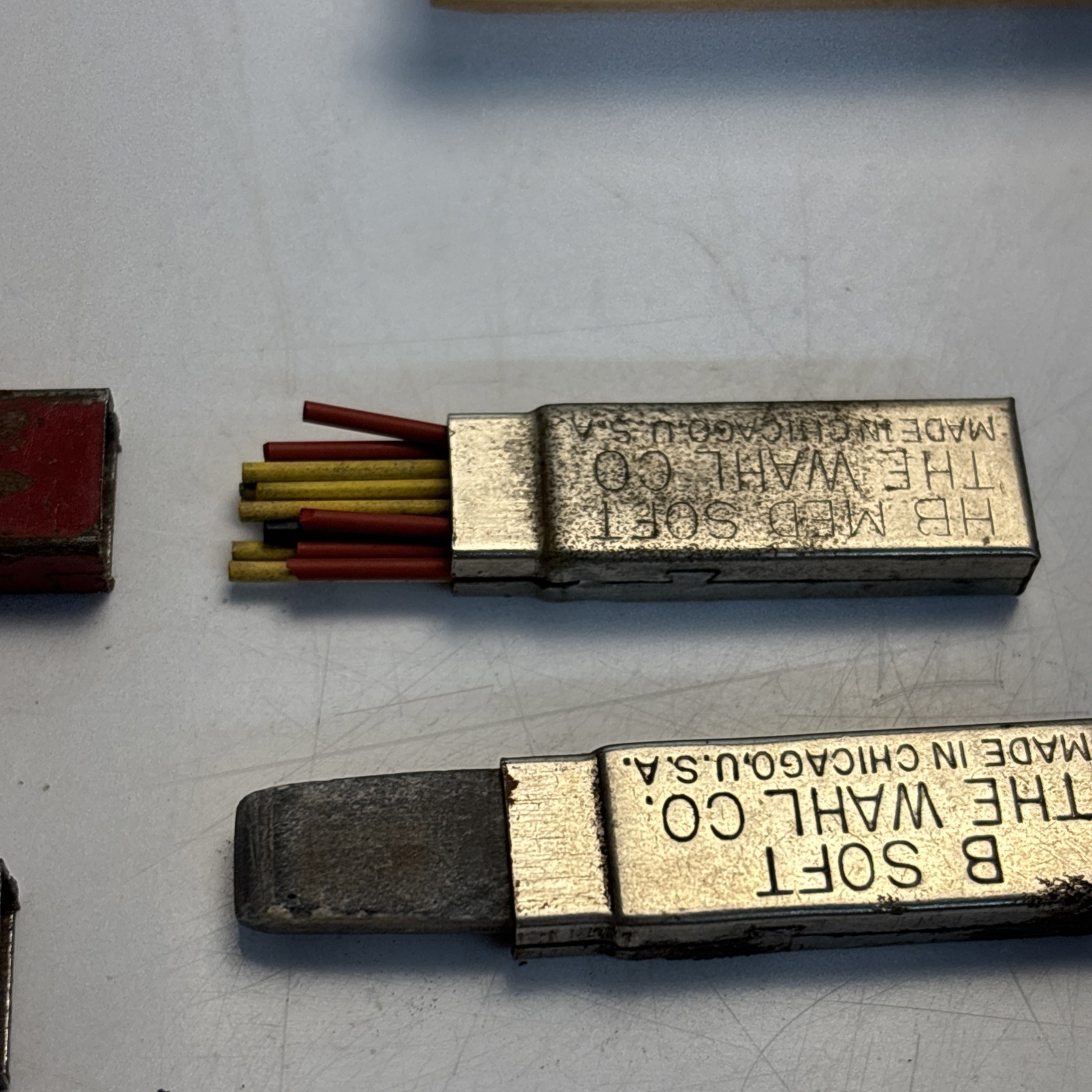 Vintage Mechanical Pencil Lead Lot Scripto Dixon Rite-Rite Wahl Chicago