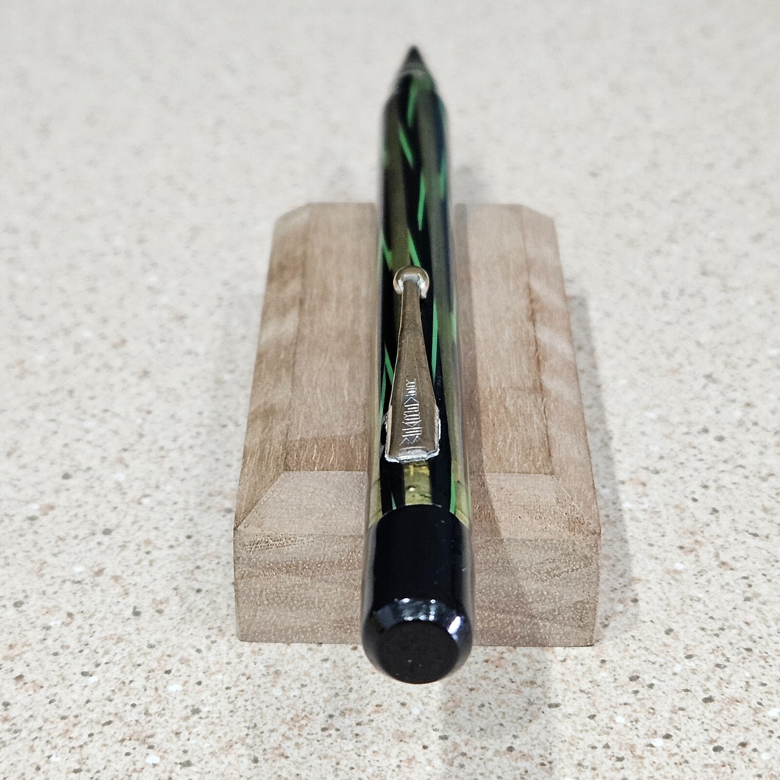 Wearever “Year Round” Green & Black Pattern Visible 5-3/4 Inch Mechanical Pencil