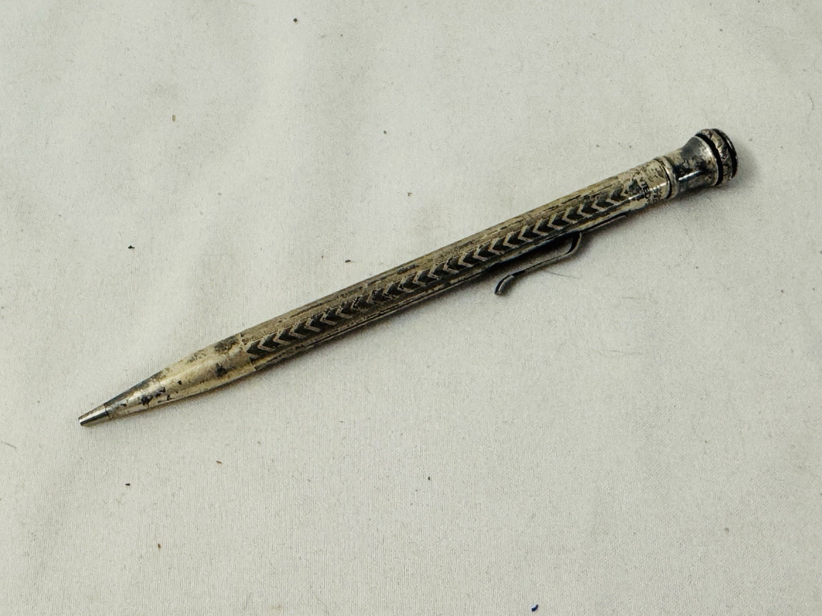 Old Vintage Silver Tone Wahl Ever Sharp Mechanical Pencil Writing