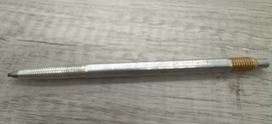 Vintage Drafting Eberhard Faber Microtomic 607 Mechanical Pencil Metal USA.