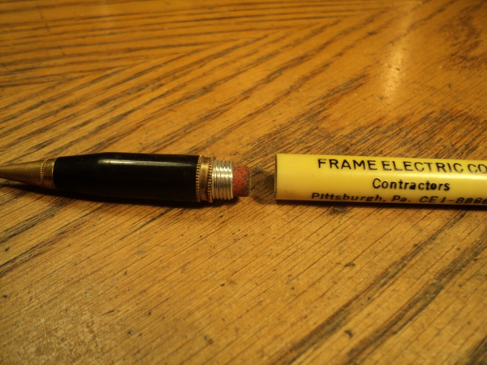 Vintage Monroe Mechanical Pencil Frame Electric Co 5-3/8″ Long Electrical Tester