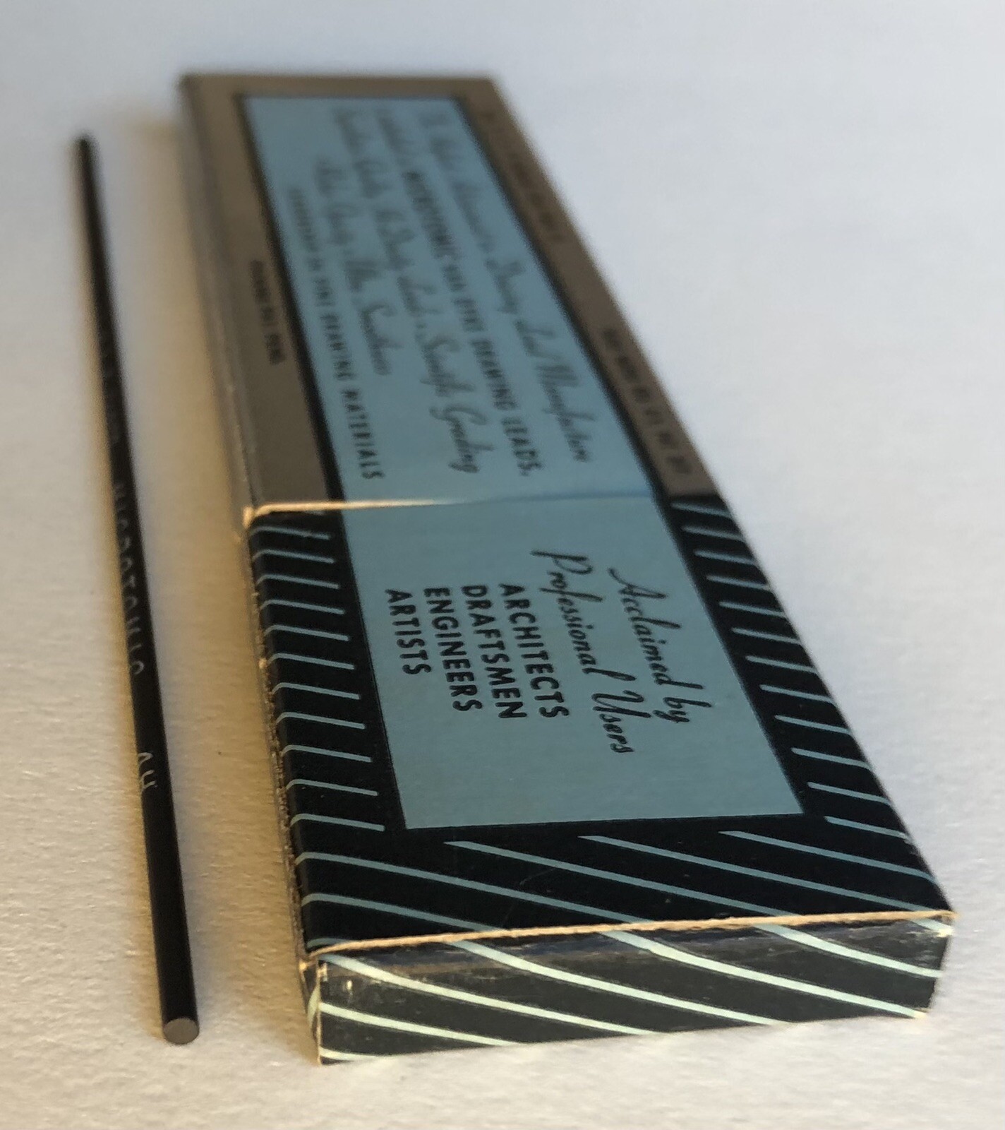 Vintage Eberhard Faber Microtomic 6100 4H 2mm Mechanical Artist Pencil 6pk Lead