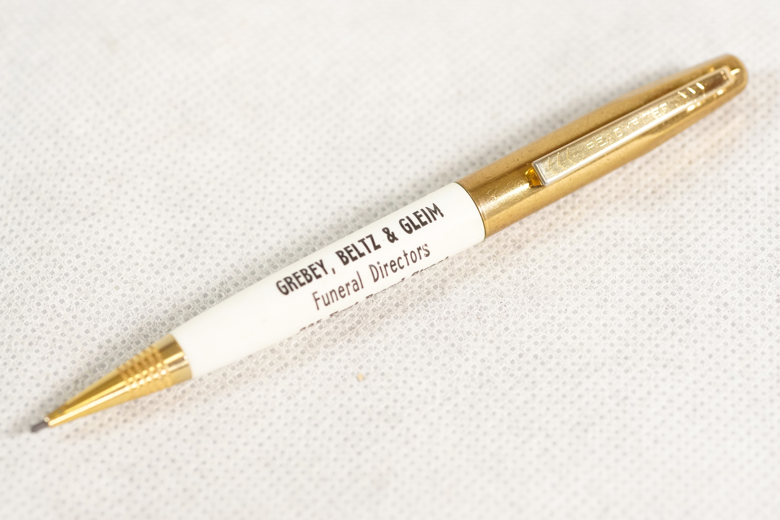 Hazelton PA Funderal Home Lady Assistant Readyriter Mechanical Pencil