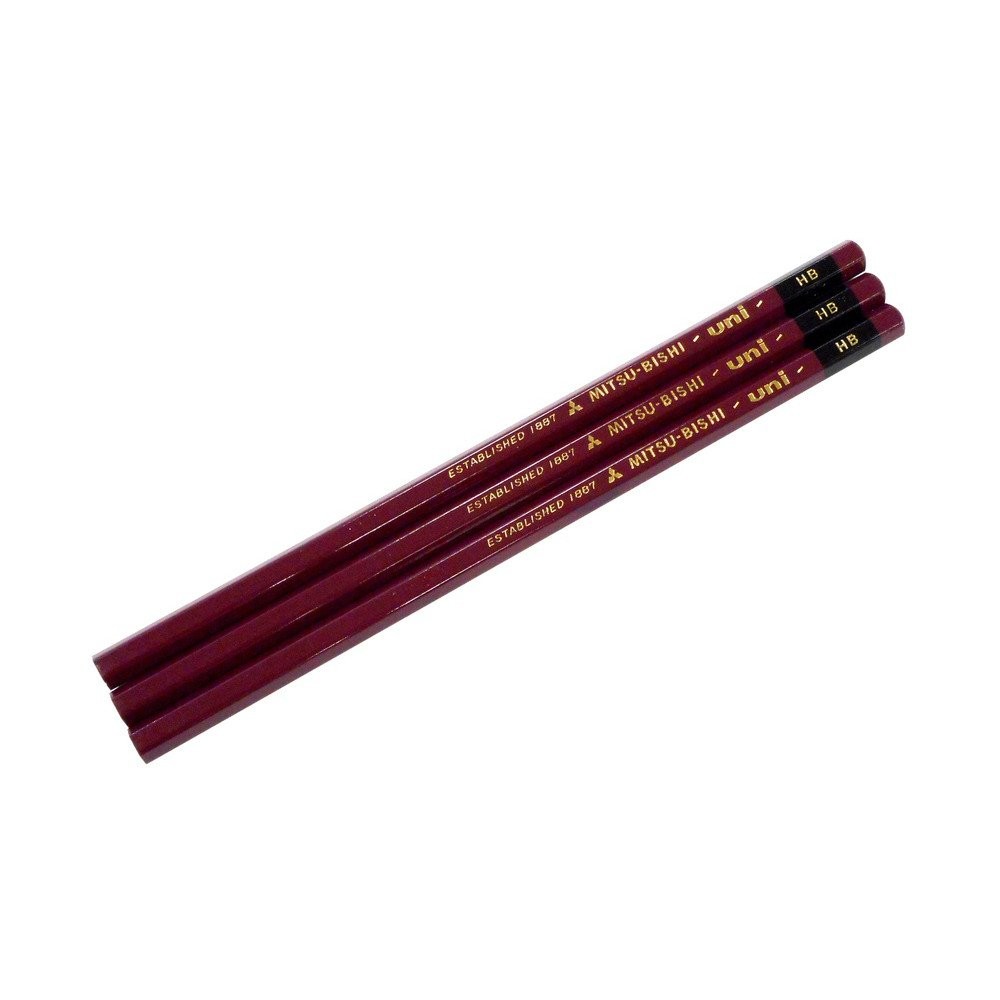 Mitsubishi Pencil uni Artisan Specialty Pencil 3 Pieces HB