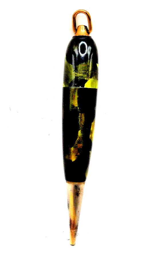 Sheaffer Vintage Black and Green Ring Top Golf Pencil–working