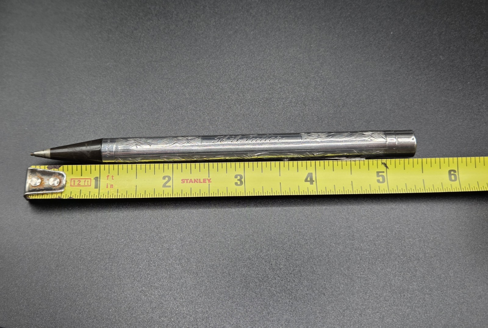 Antique Waterman’s Ideal Sterling Mechanical Pencil 5.5 Inches -Estate