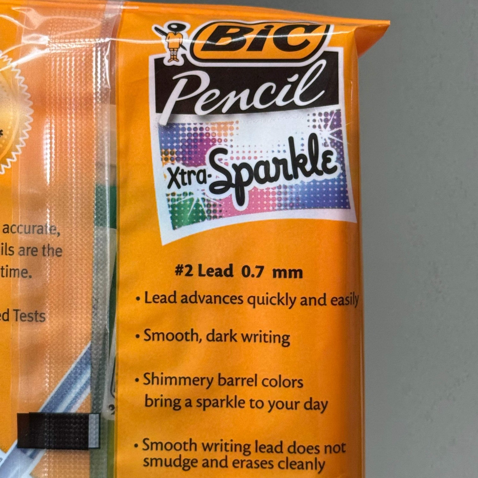 BIC (3 PACK 30 PENCILS TOTAL) Xtra-Sparkle Mechanical Pencil 0.7mm #2 Multicolor