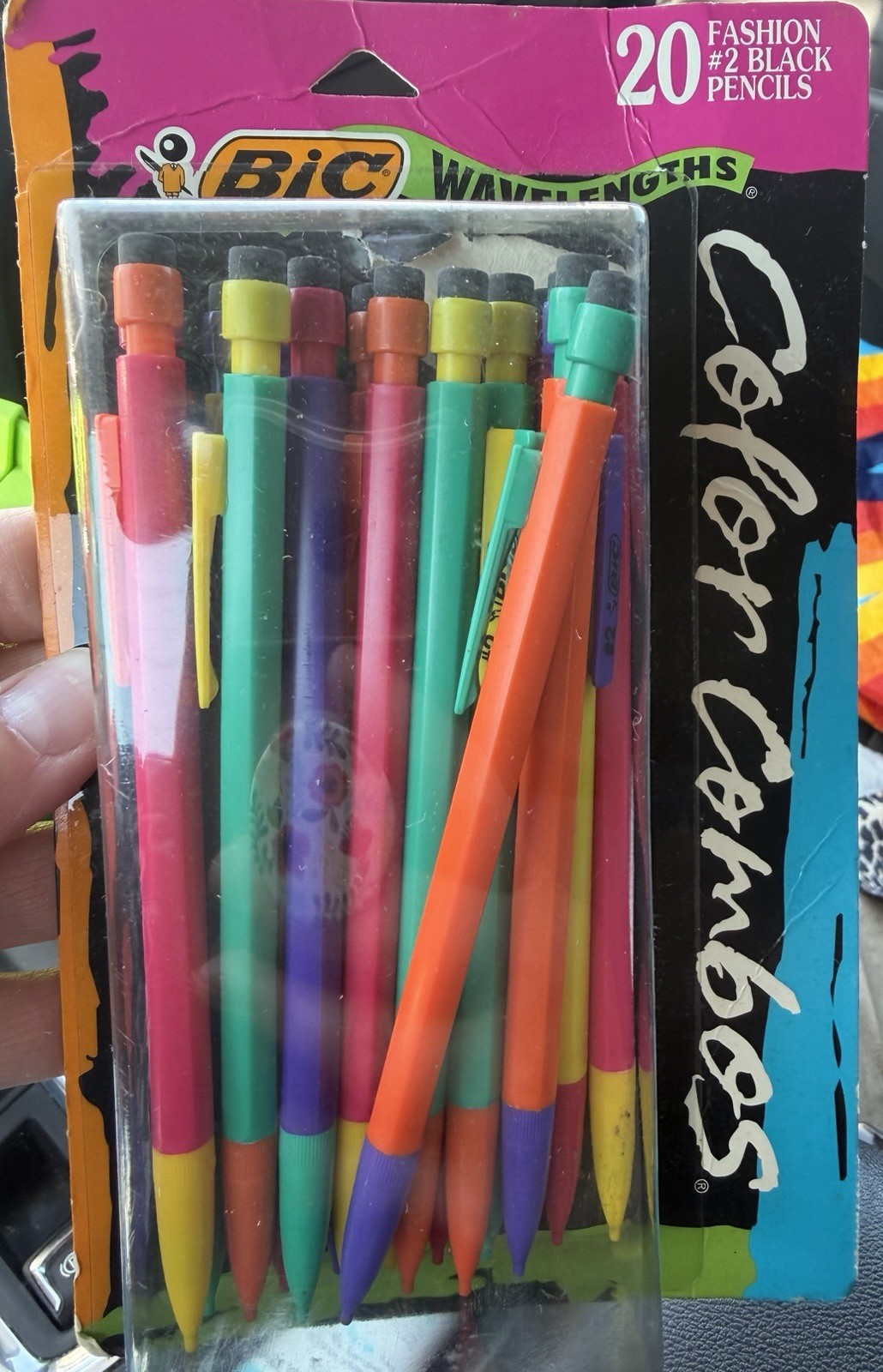 Vintage Bic Wavelengths Color Combos Mechanical Pencils 1992 Open Box Set of 18