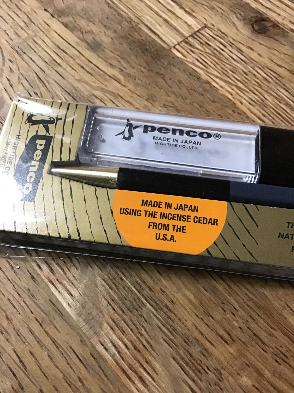 PENCO Prime Timber Brass [gray/black] 2mm wick holder And Sharpener