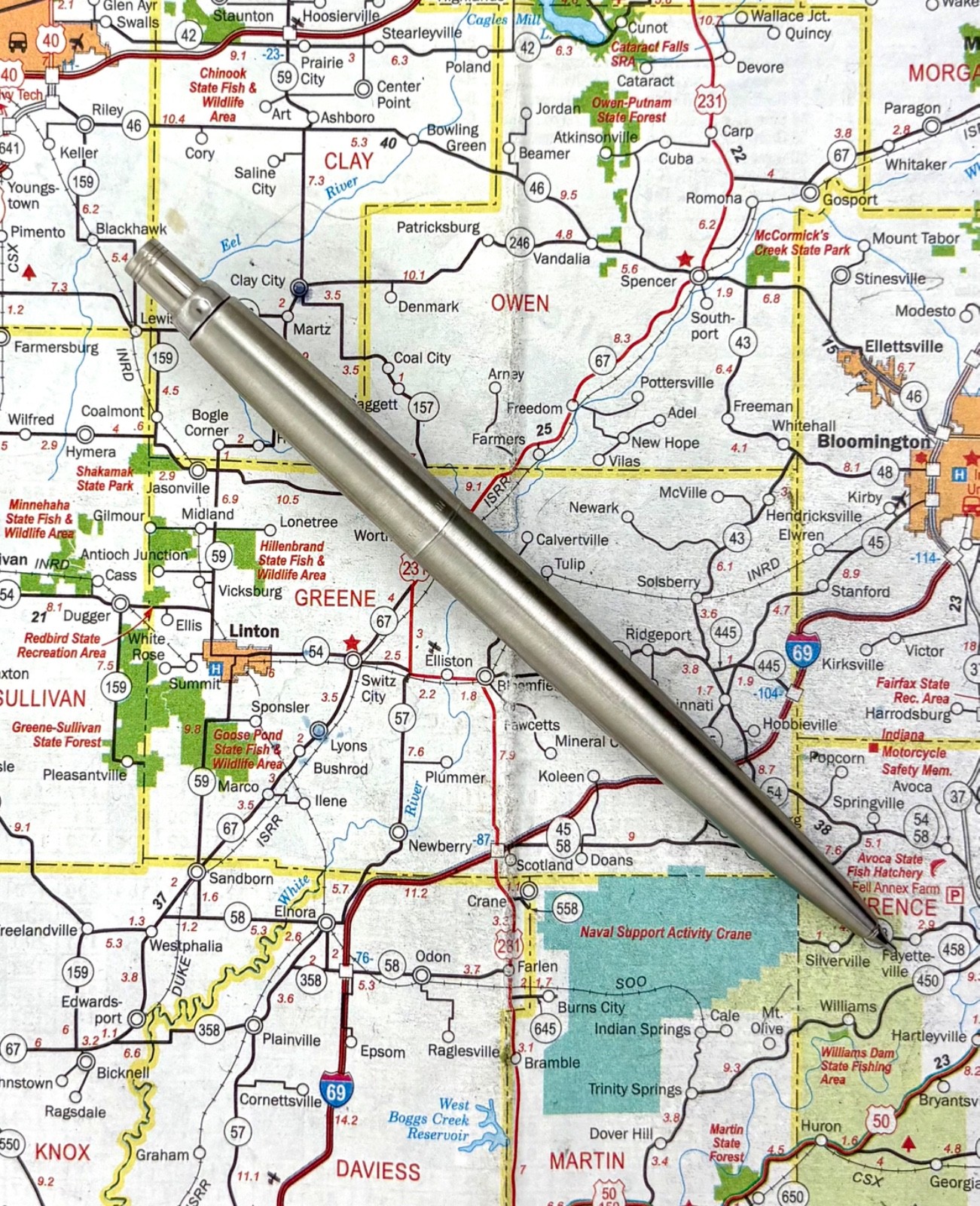 Parker Vintage Stainless Steel Jotter (“flighter”) 0.5mm Pencil – working