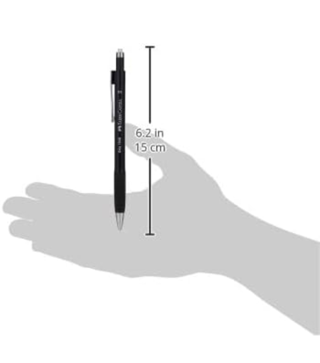 Faber-Castell GRIP 1345 0.5mm Mechanical Pencil Retractable Tip Pocket Clip