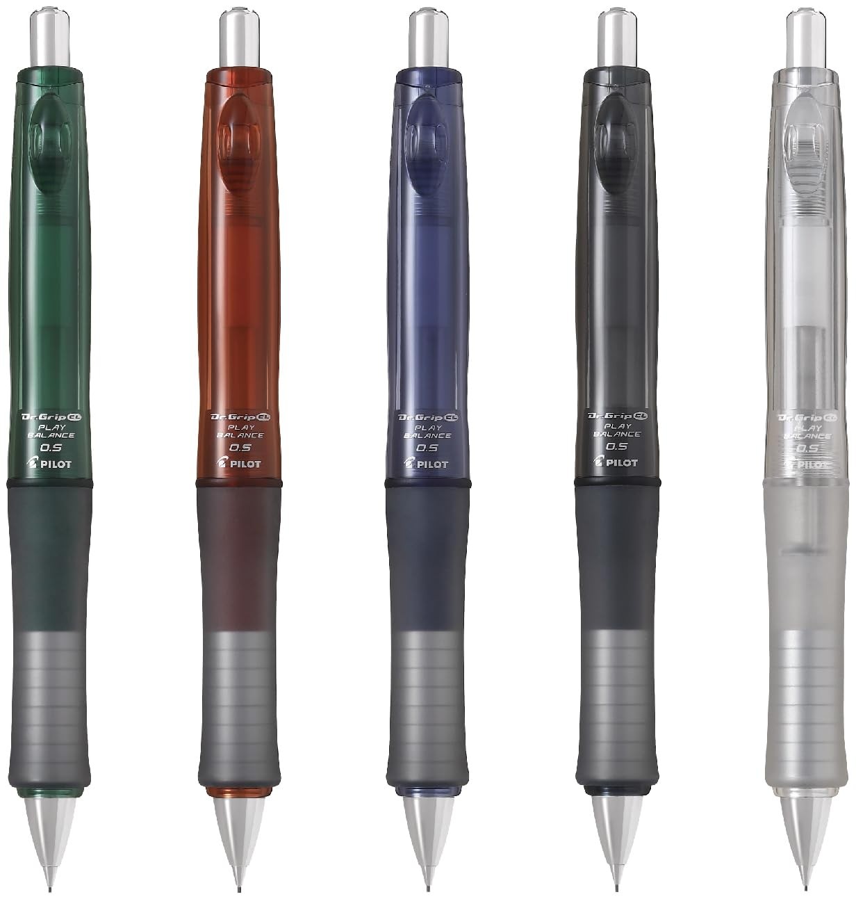 PILOT Doctor Grip CL Play Balance 0.5mm Clear Moss Green