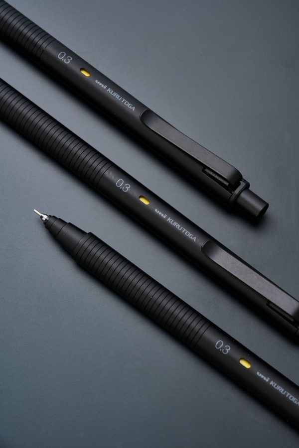 Uni Kuru Toga Metal Mechanical Pencil 0.3mm M3-KH 1P Nocturne Black