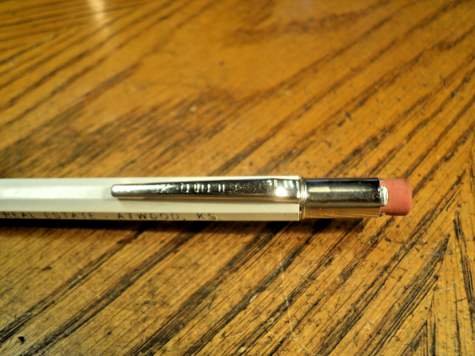 Vintage Autopoint Mechanical Pencil Glad Real Estate Atwood KS 5-1/2″ Long