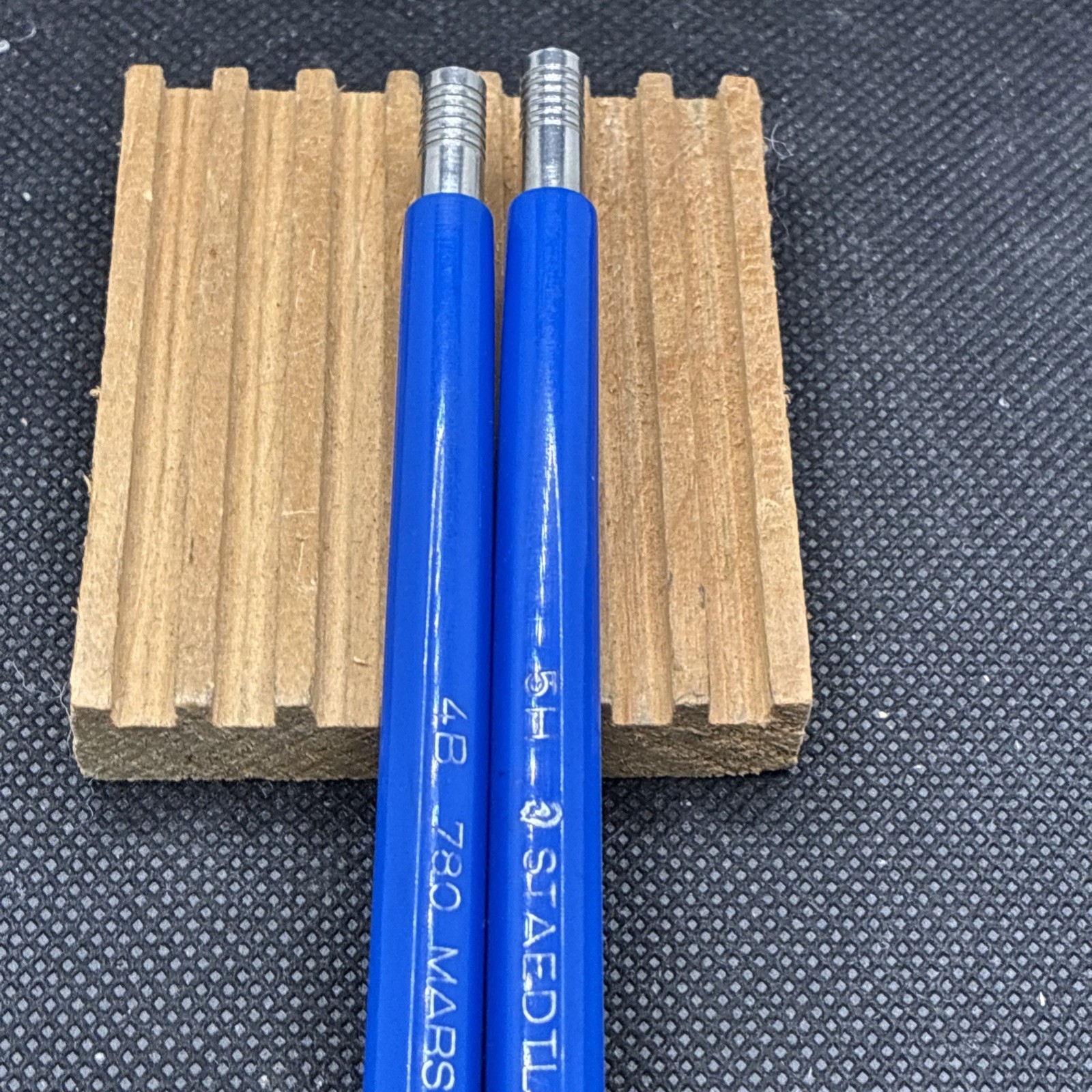 TWO Vintage Staedtler Mars 780 5H 4B Technical Mechanical Drafting Germany Drwr4