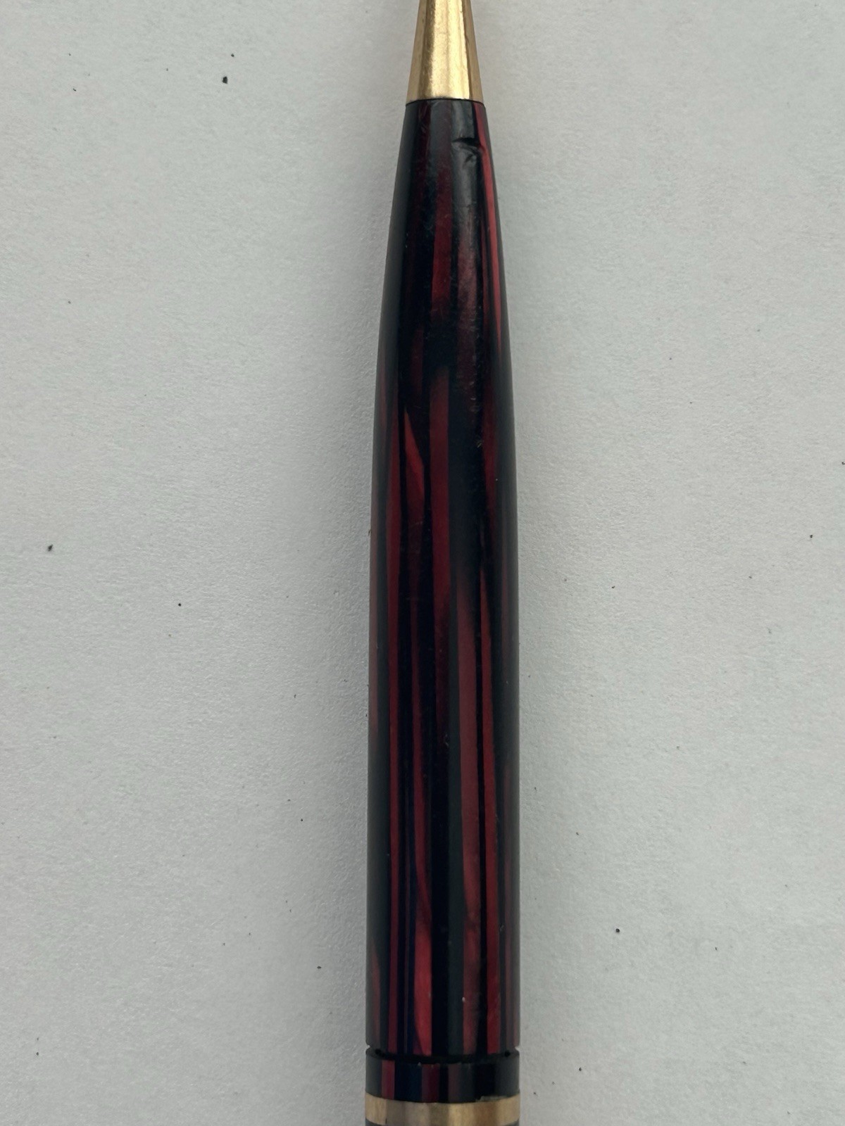 Vintage Sheaffer 1940’s #250 Mechanical Pencil Carmine w/Gold Trim w/Leads
