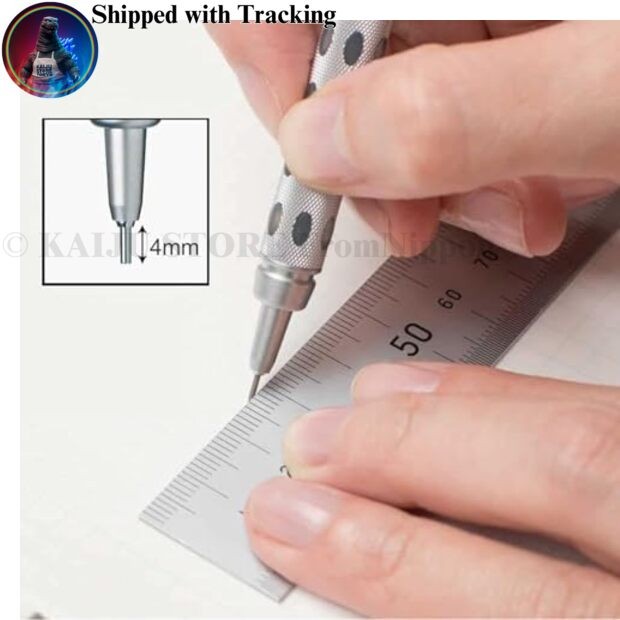 Pentel Graph Gear 1000 PG1015 0.5mm Mechanical Pencil Silver