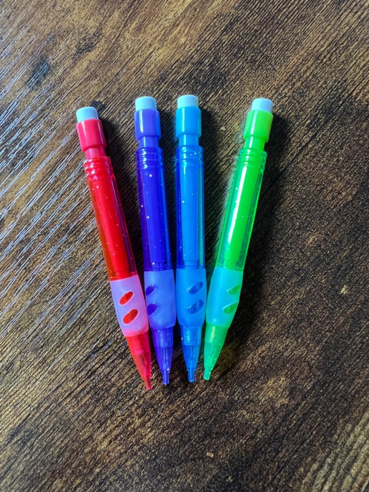 15 Pcs Mini Mechanical Pencils 0.7 mm Automatic Multicolor
