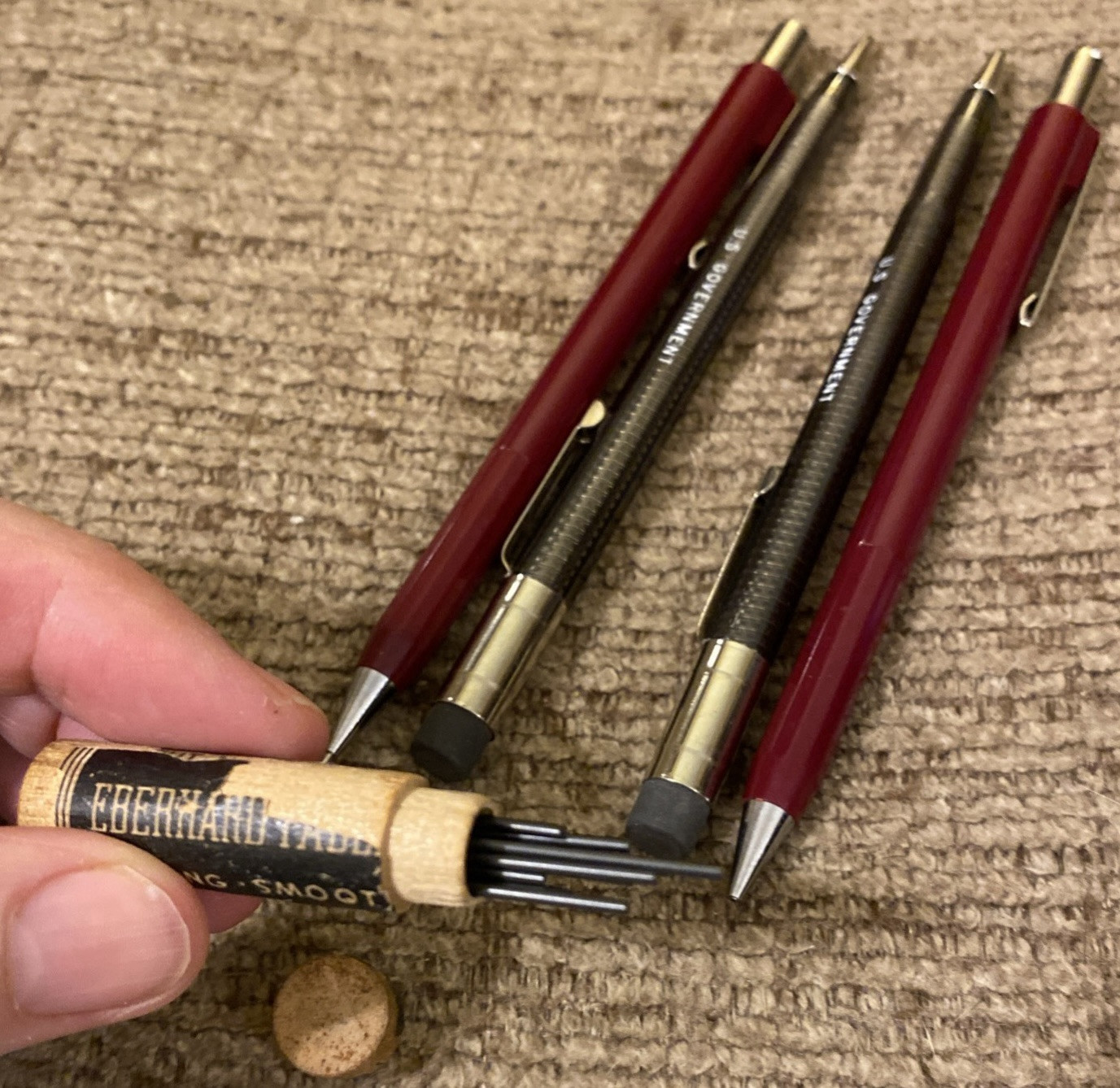 Skillcraft Mechanical Pencils Lot of 4 Vintage 0.5 mm SKILLCRAFT 2 Gray 2 Maroon