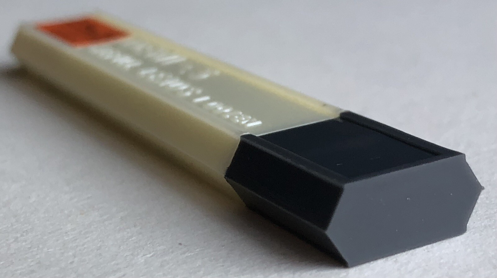 Vintage MITSUBISHI Mechanical Pencil Lead 2B VERY SOFT .5mm Demi NOS 12pk Japan