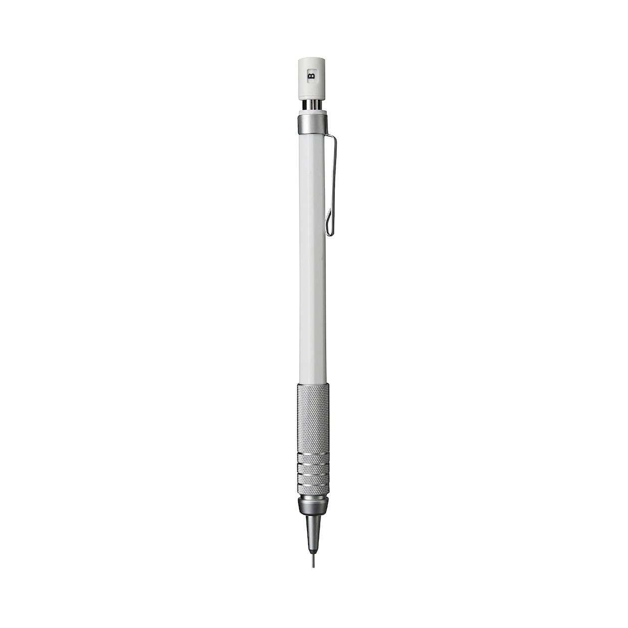 New 2024 Muji Low Center of Gravity Mechanical pencil White 0.3mm Made In Japan
