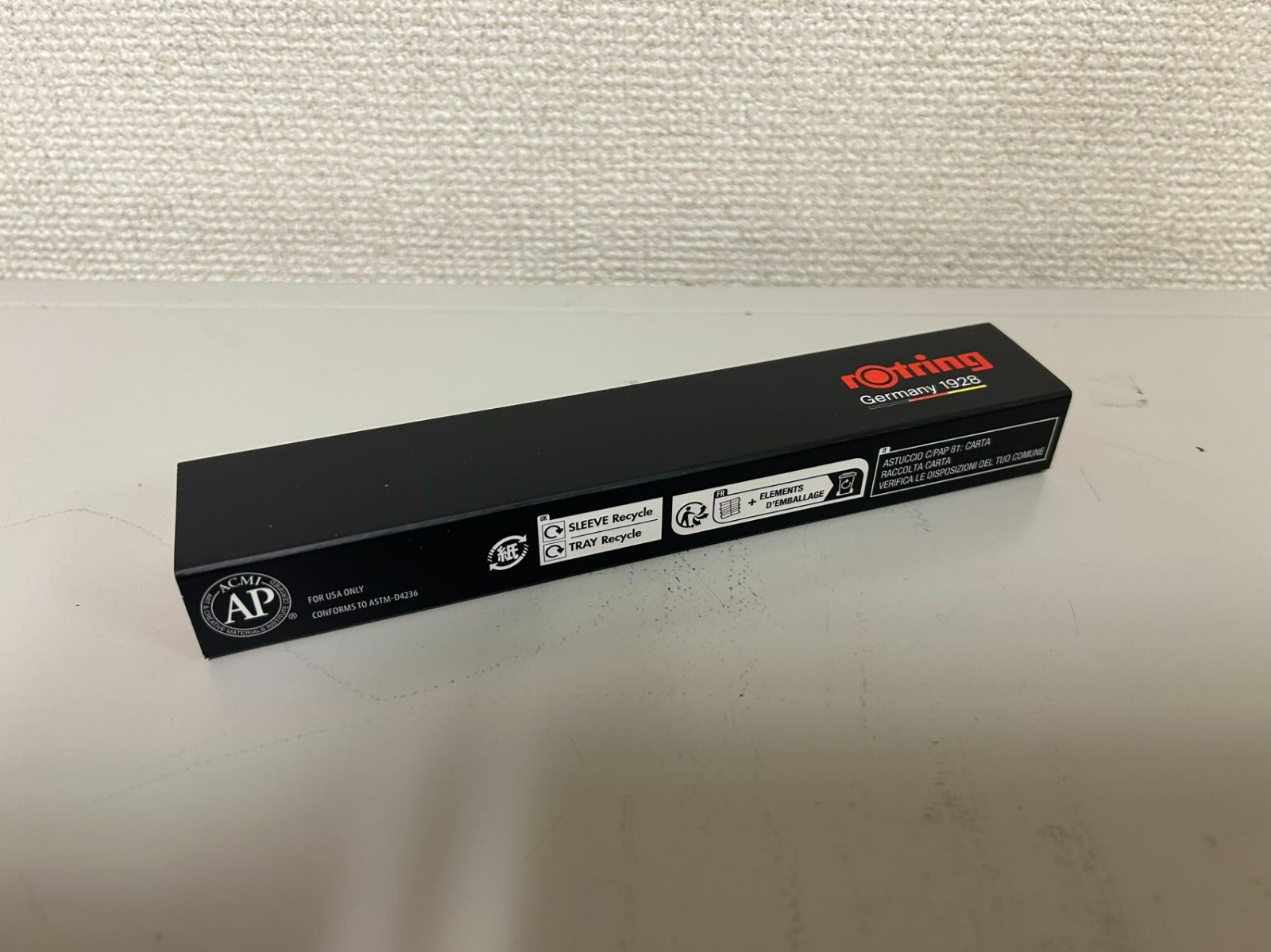 rOtring Rapid Pro Mechanical Pencil 0.5mm Matte Black Model S0949350 From Japan