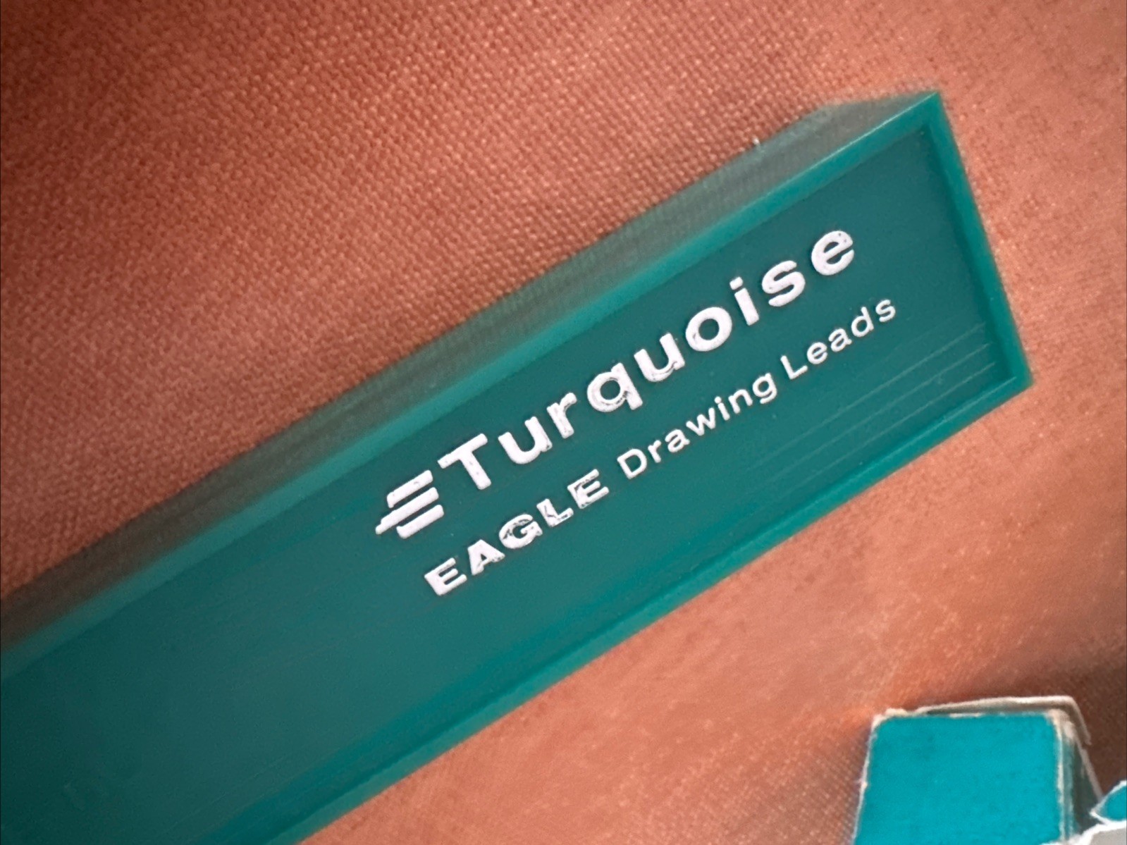 Vintage Berol Turquoise Eagle Drawing Leads 2375 3H 6 Dozen