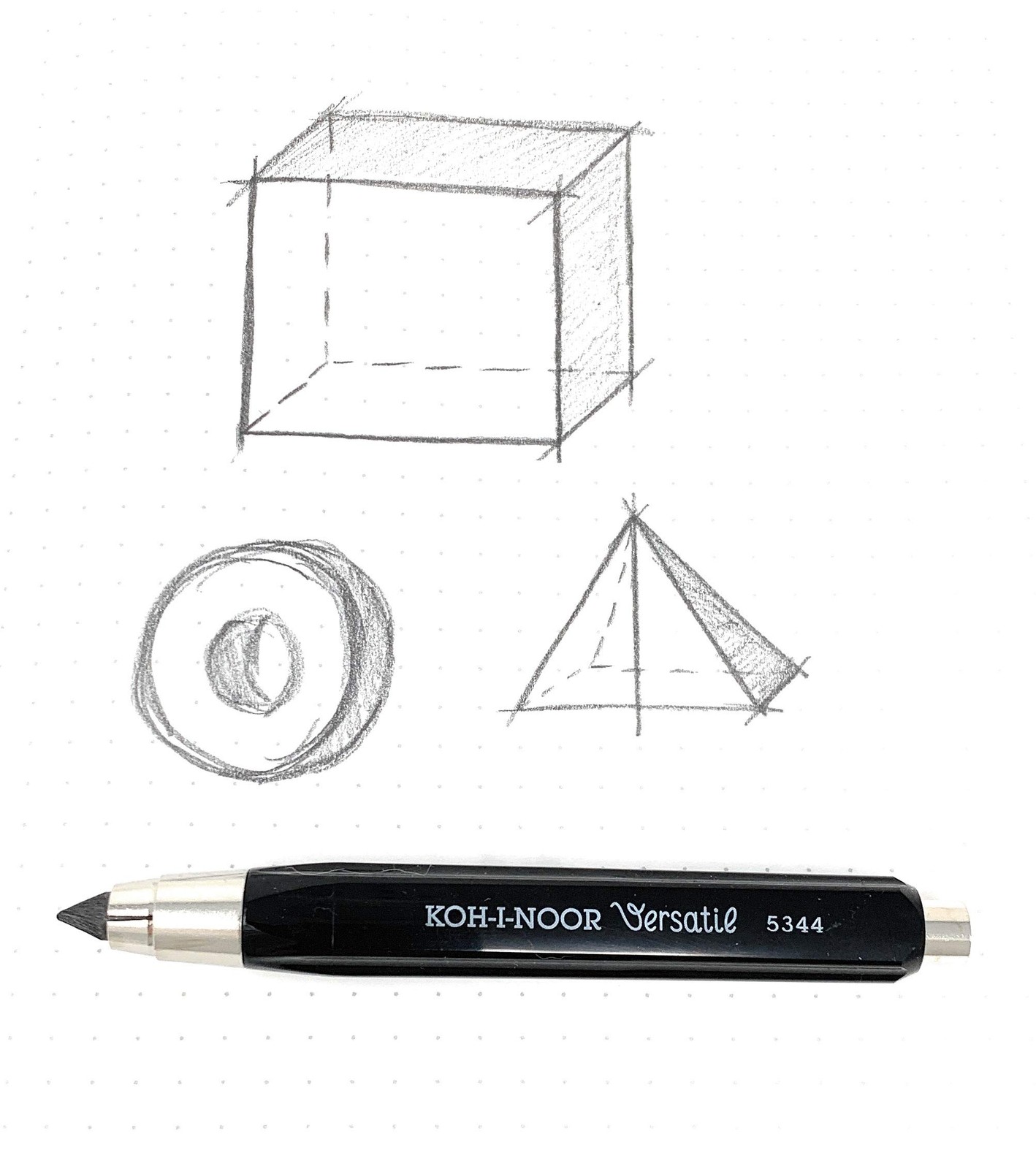 5344 5.6mm Diameter Mechanical Clutch Lead Holder Pencil,black