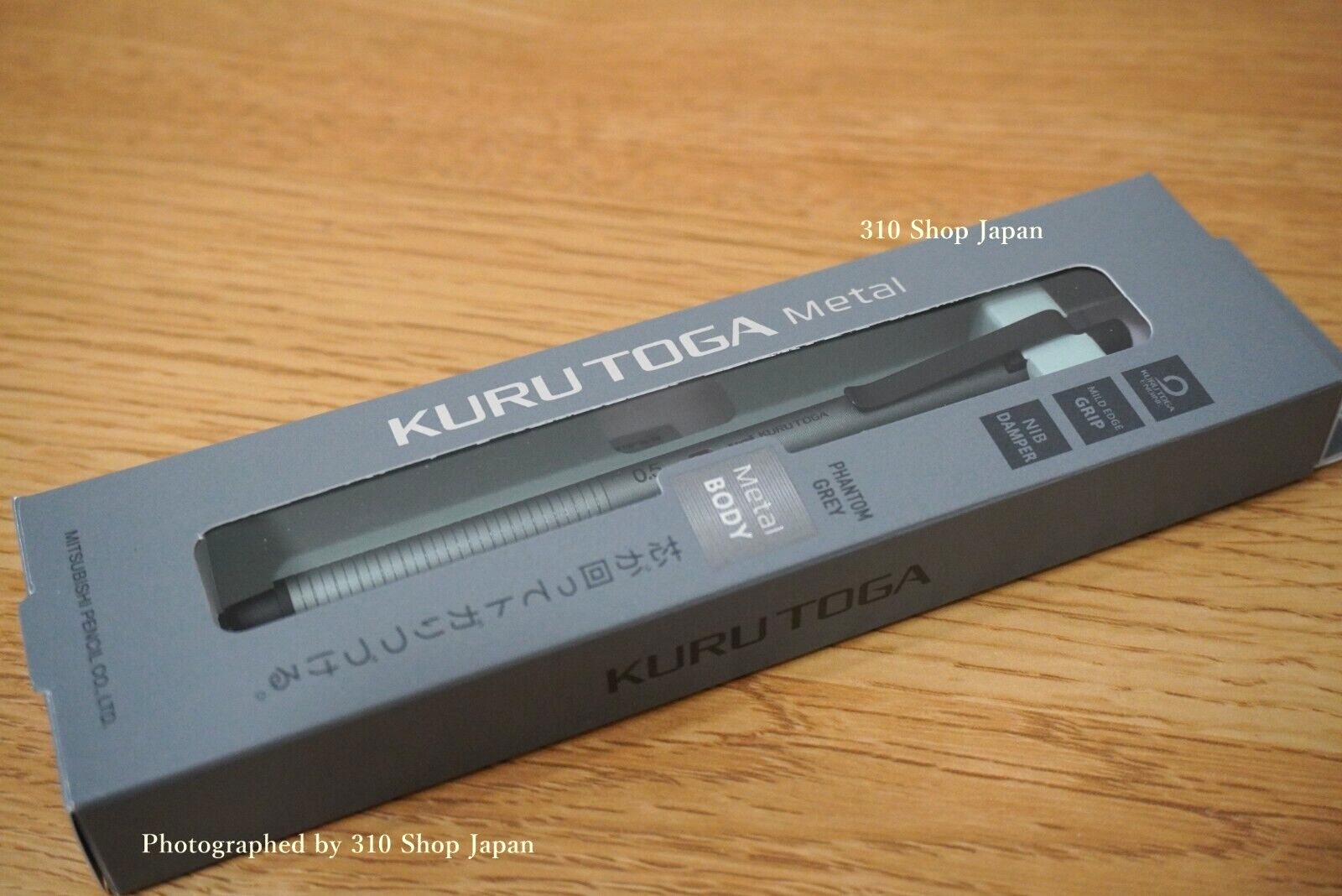 Kuru Toga Metal Mechanical Uni M5KH1P-23 Pencil Phantom Gray 0.5mm Mitsubishi